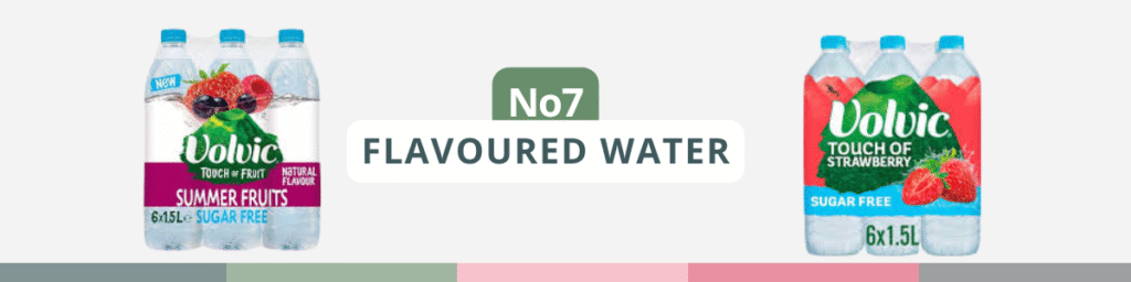 unhealthy health foods flavoured water