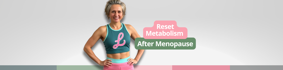 women in pink gym outfit metabolic reset program