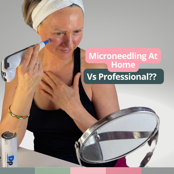 microneedling at home vs professional